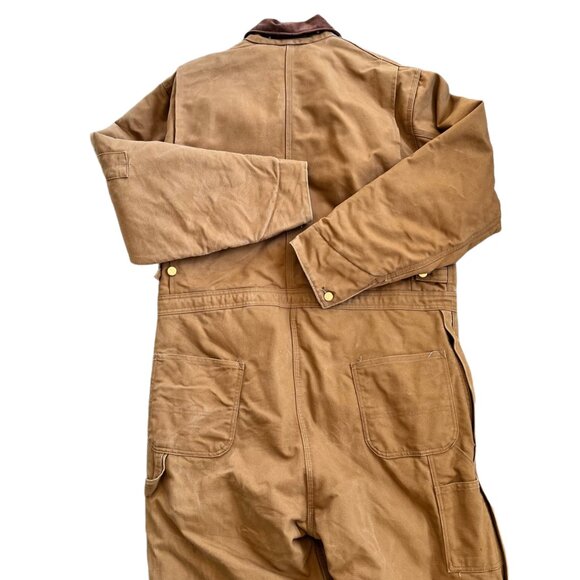 Vintage Carhartt Insulated Duck Carpenter Workwear Coveralls Union Labor USA - Picture 7 of 8